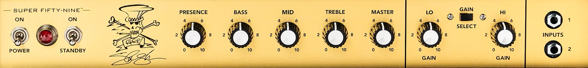 Technical Specs control panel