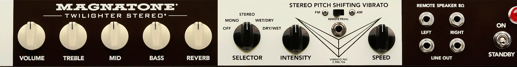 This is a photo of the Twilighter Stereo control panel