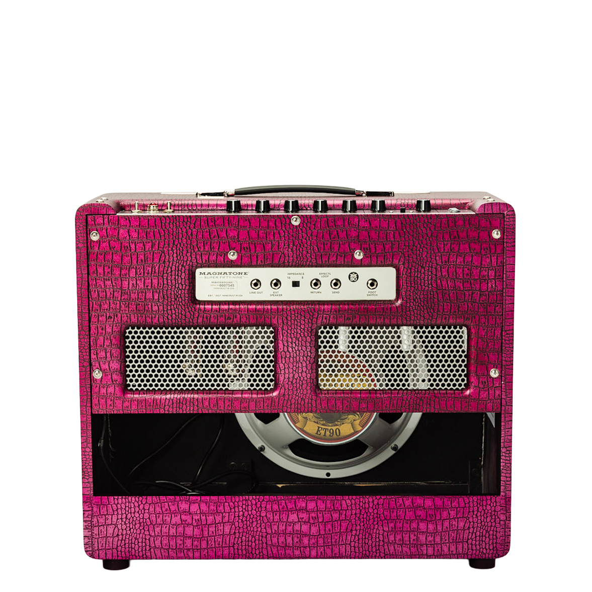 The Billy Gibbons Collection Chrome Grape Super Fifty-Nine M-80 brings the MK I and MK II together in one amplifier.