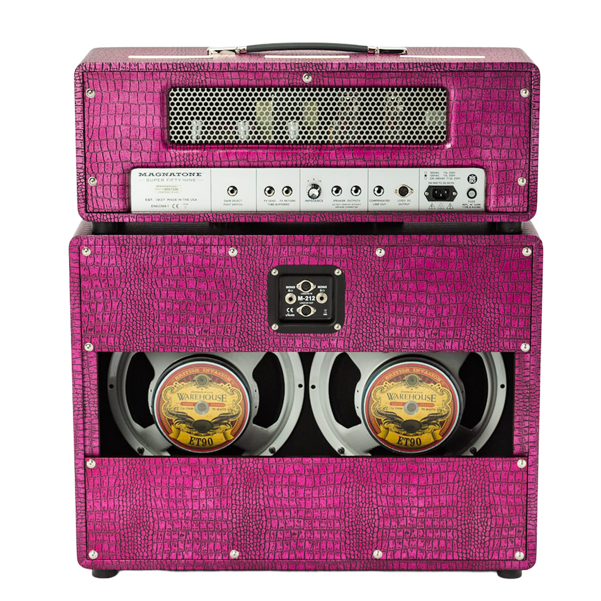 The Billy Gibbons Collection Chrome Grape Super Fifty-Nine M-80 brings the MK I and MK II together in one amplifier.