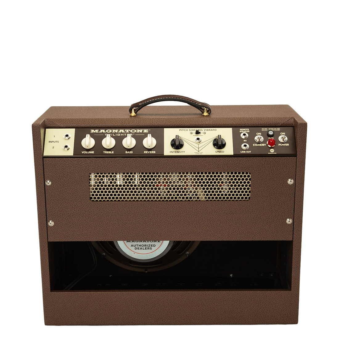 The Twilighter carries forward the legacy of classic American combo amplifiers with a refined modern design.